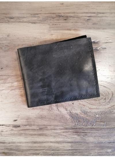 Men's leather wallet - Black