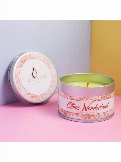 Citrus wonderland Parafin Tin Candle