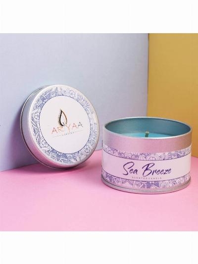 Sea Breeze Parafin Tin Candle