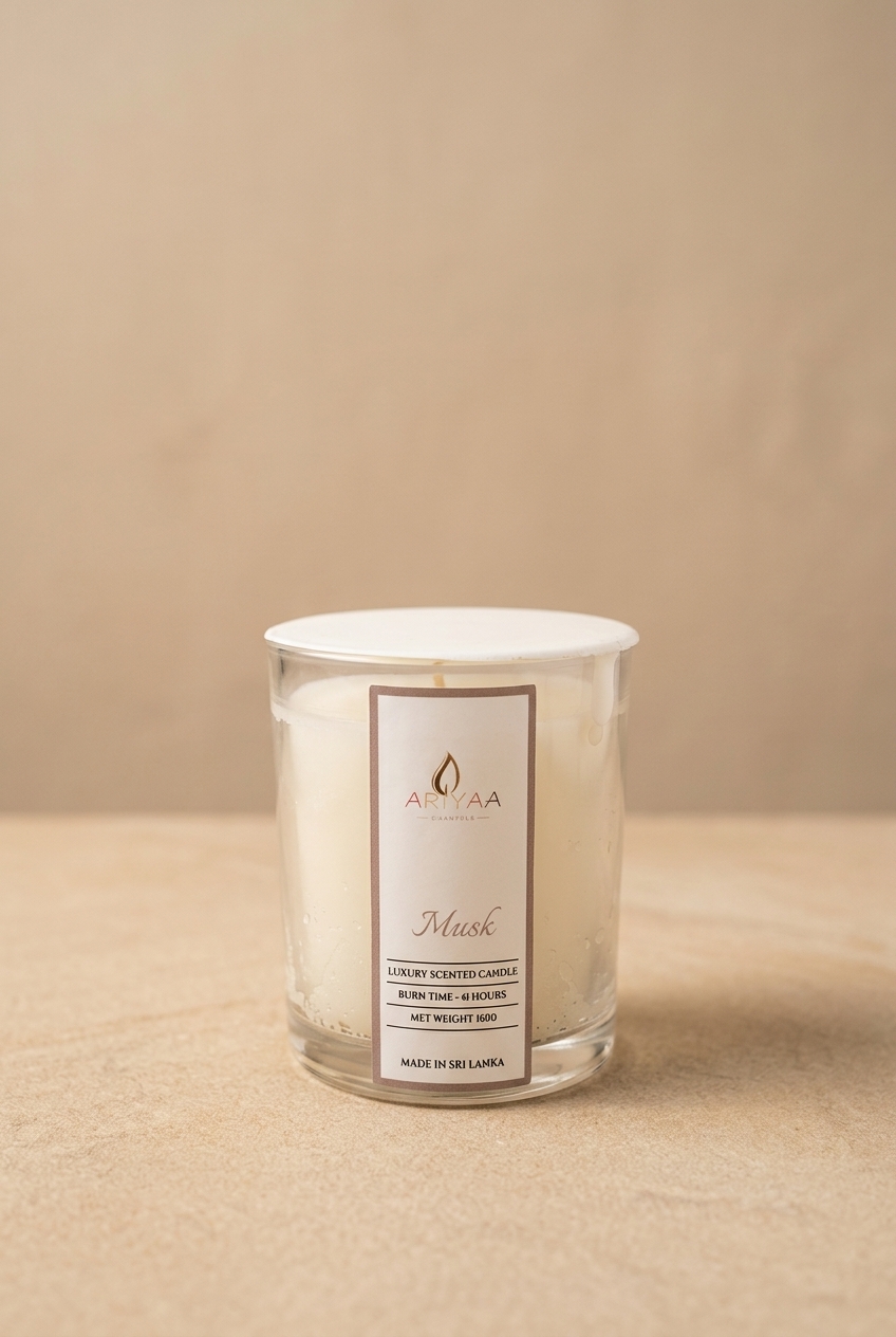 Luxury Scented Candle - Musk