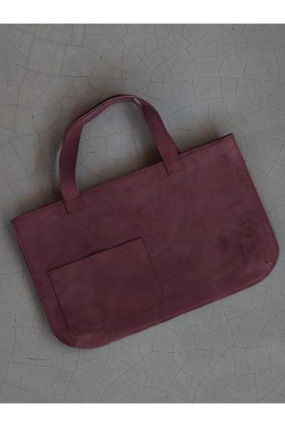 Dark Brown Flat tote - PLS-FT-1005