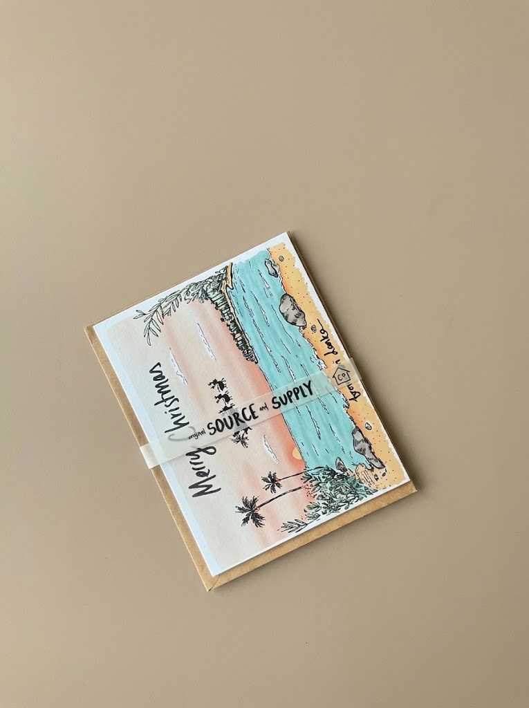 OSAS Christmas Card - Christmas Beach