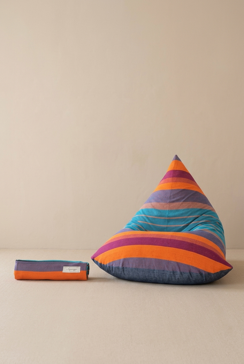 Beanbag Cover with the Inner - Back to the Future Charcoal