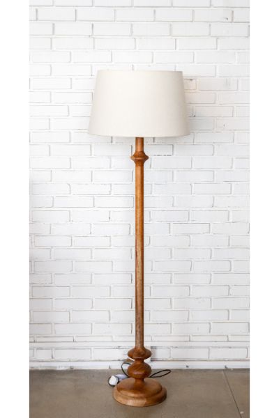 Elvin Light - Natural, Tapered linen shade