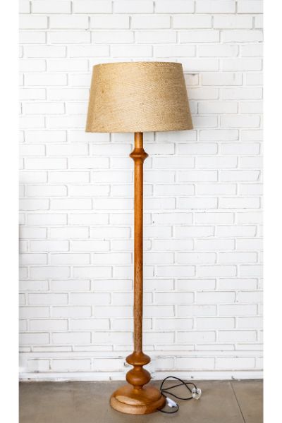 Elvin Light - Natural, Tapered Jute shade