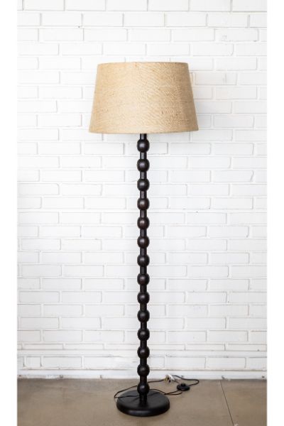 Lumos (Noir) - Tapered Jute Shade