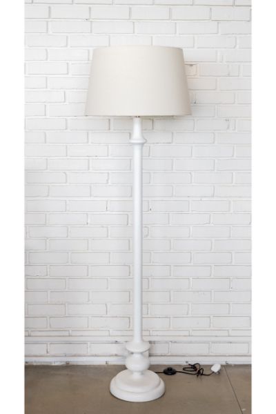 Elvin (White) - Tapered Linen Shade