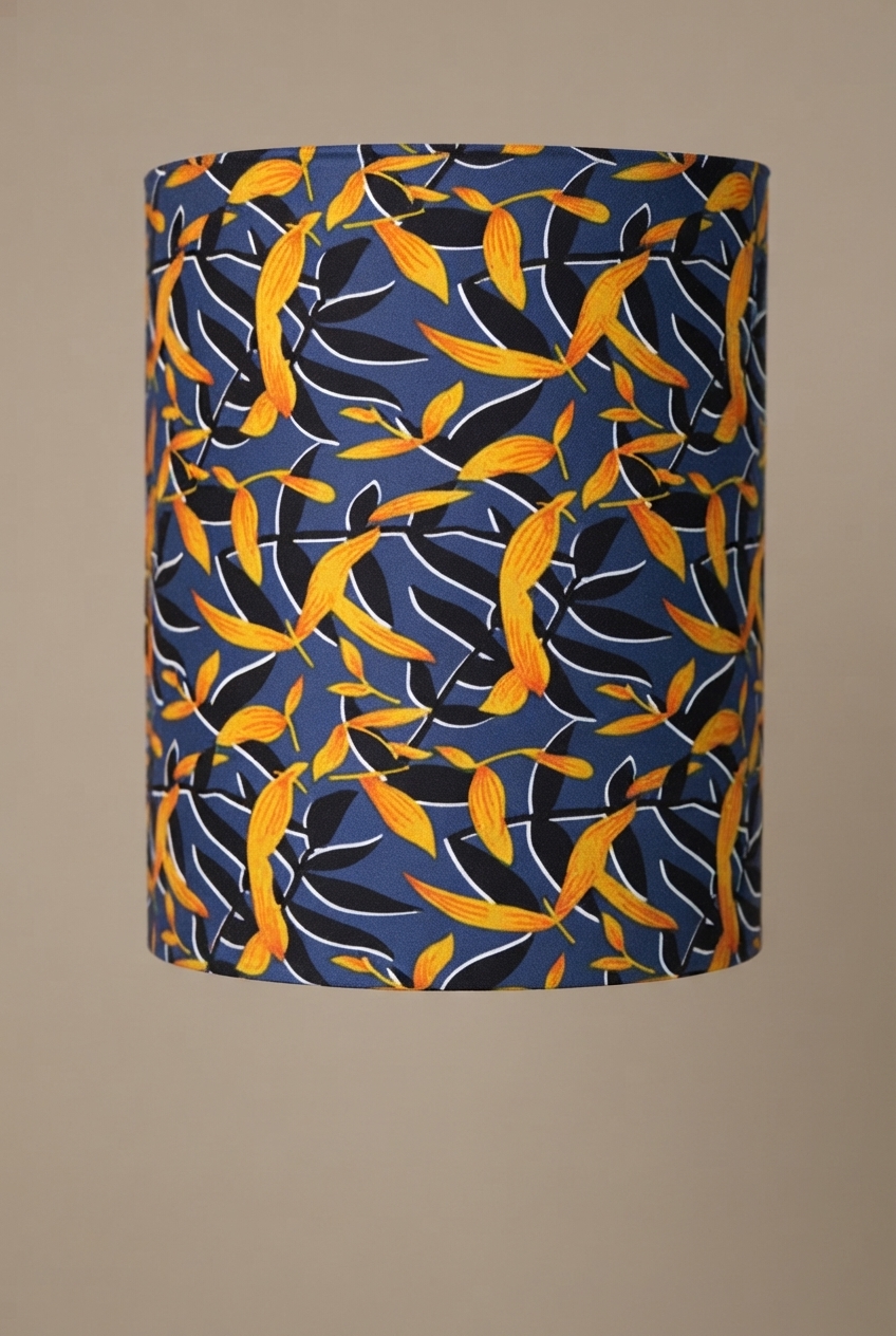 Barrel Shade (M) - Leaf Print