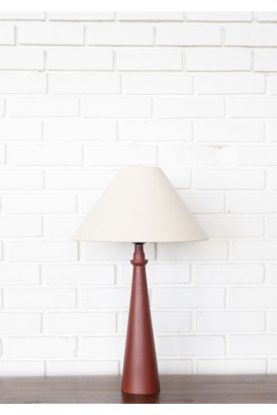 The Everest Red - Linen Empire Shade
