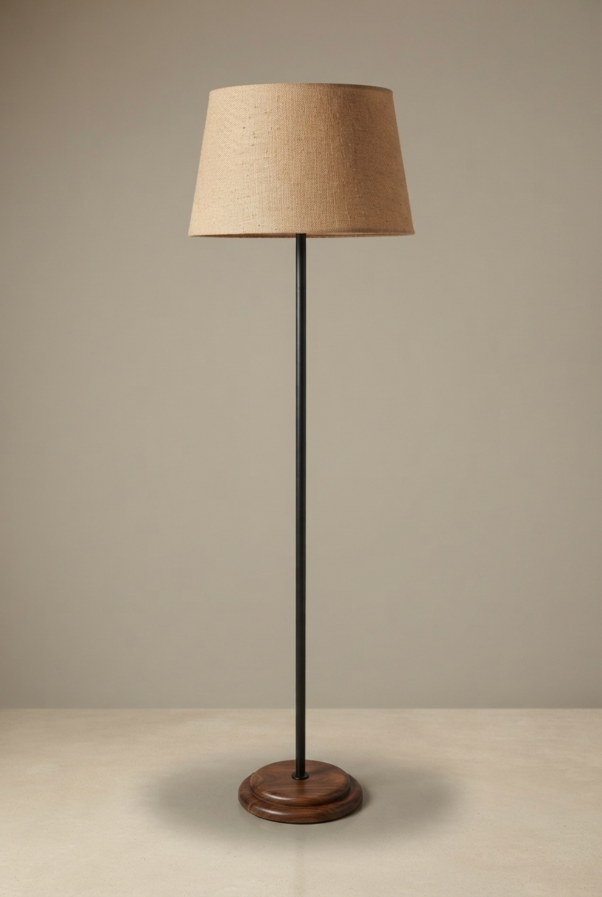 Elemental Lamp - Tapered Jute Shade
