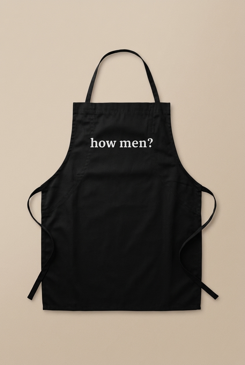 Apron (Black) - How Men?