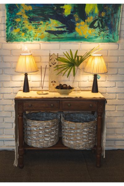 Teakwood console table