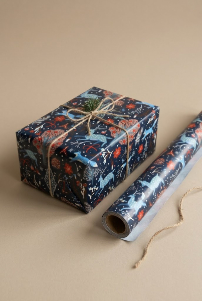 Christmas Wrapping Paper - Cozy Winter
