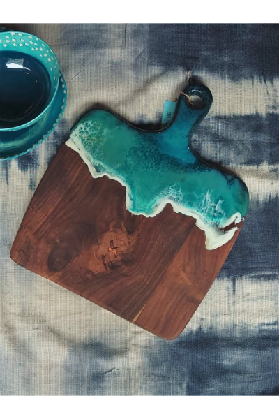 Ocean Cheese Board With Paddle- TCB-P-0108