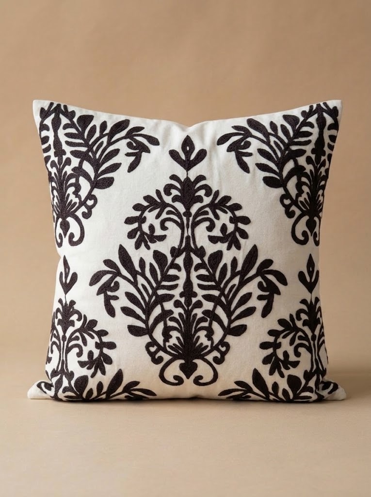 Black Cushion Cover