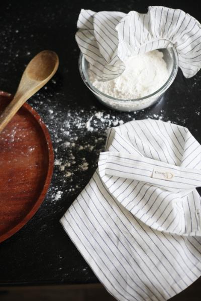 Linen Blend Bowl Covers (set of 3)