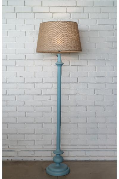 Elvin (Sky) - Tapered Jute Shade