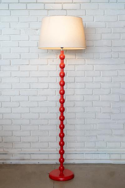 Lumos (Scarlet) - Tapered Linen Shade