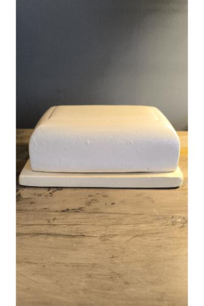 Ceramic Butter Dish - Ivory