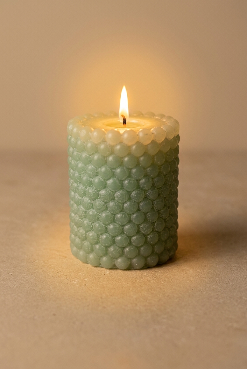 Ariyaa Bubble pillar candle - Relax