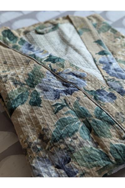 Block Print Bathrobe - T-B-205