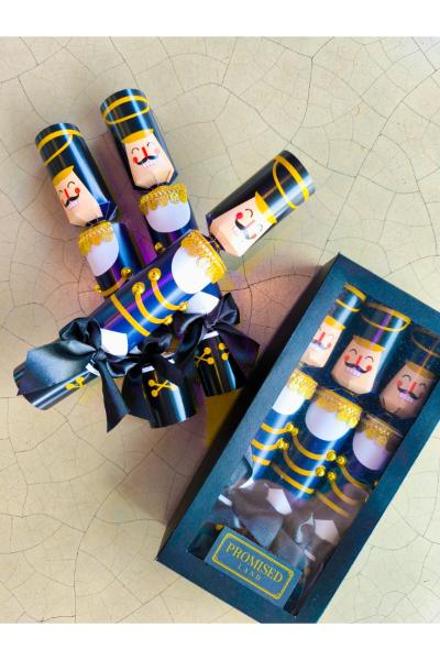 Christmas Bon Bons - Nutcracker, Navy Blue