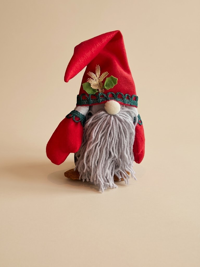 Christmas Doorstop Gnome 