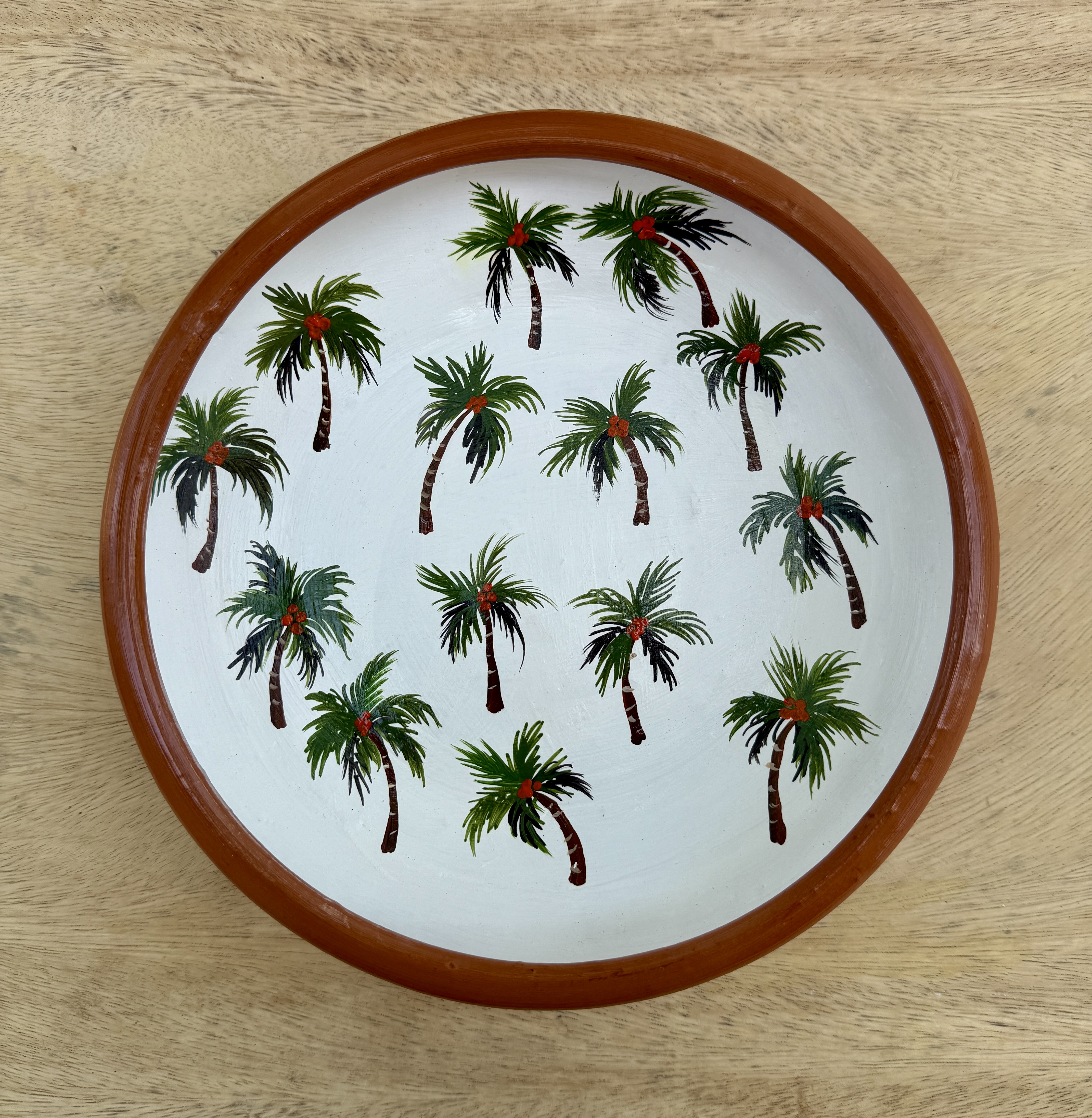 Decorative Bowl - Palm Trees