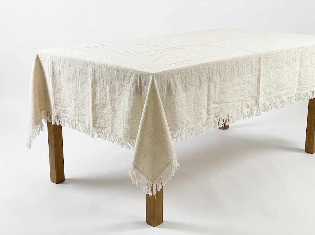 Raw Fabric Table Cloth