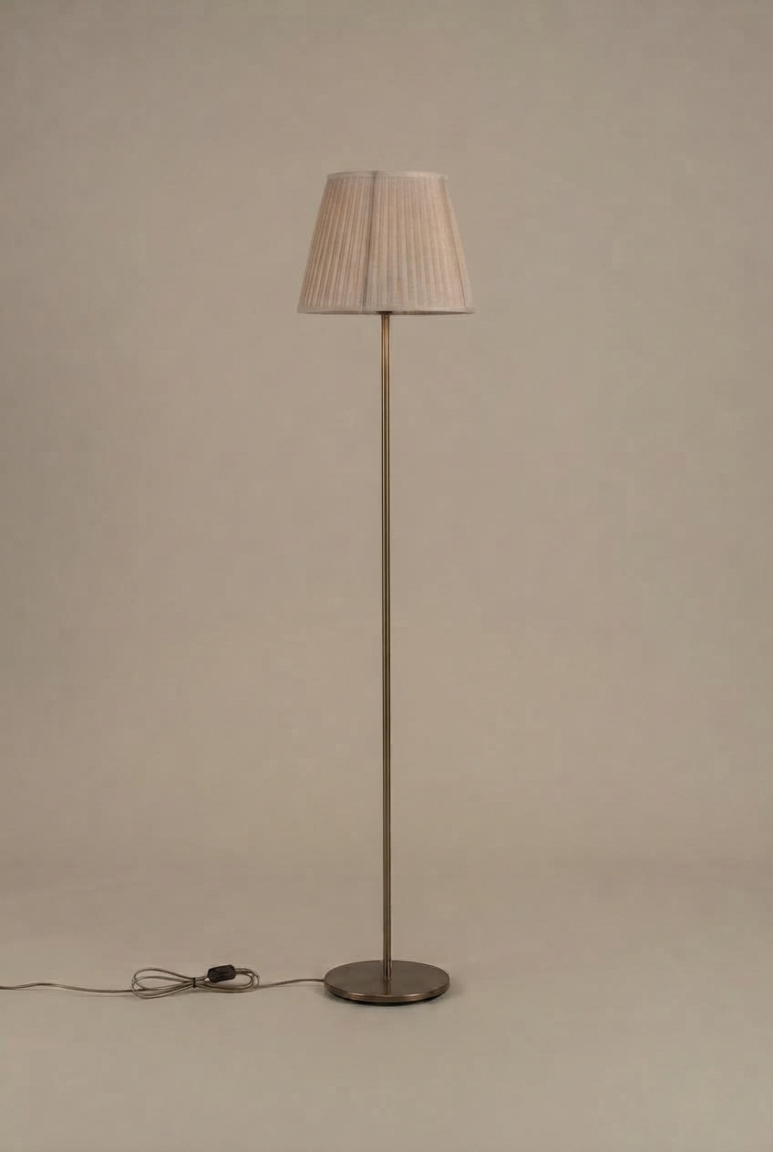 Gold Plain Jane - Tapered Pleated Shade 