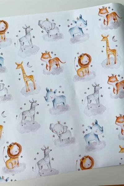 Wrapping Paper - Nari's Nursery Print 