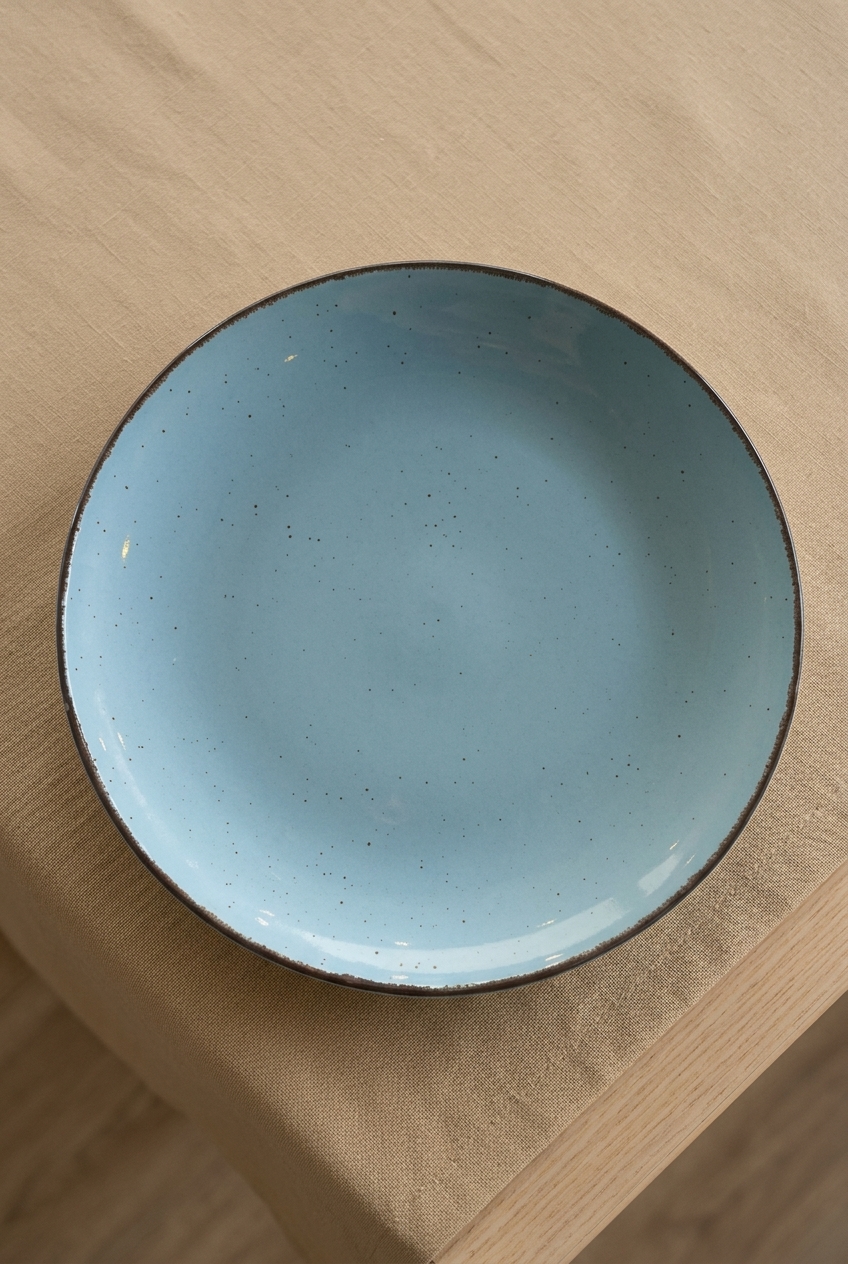 Ceramic Dinner Plate - Blue
