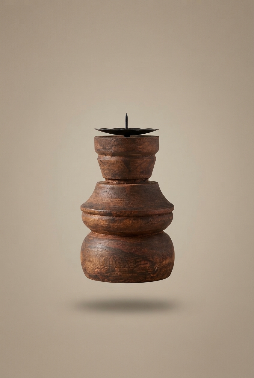 Candle Holder - Kalaya - Natural