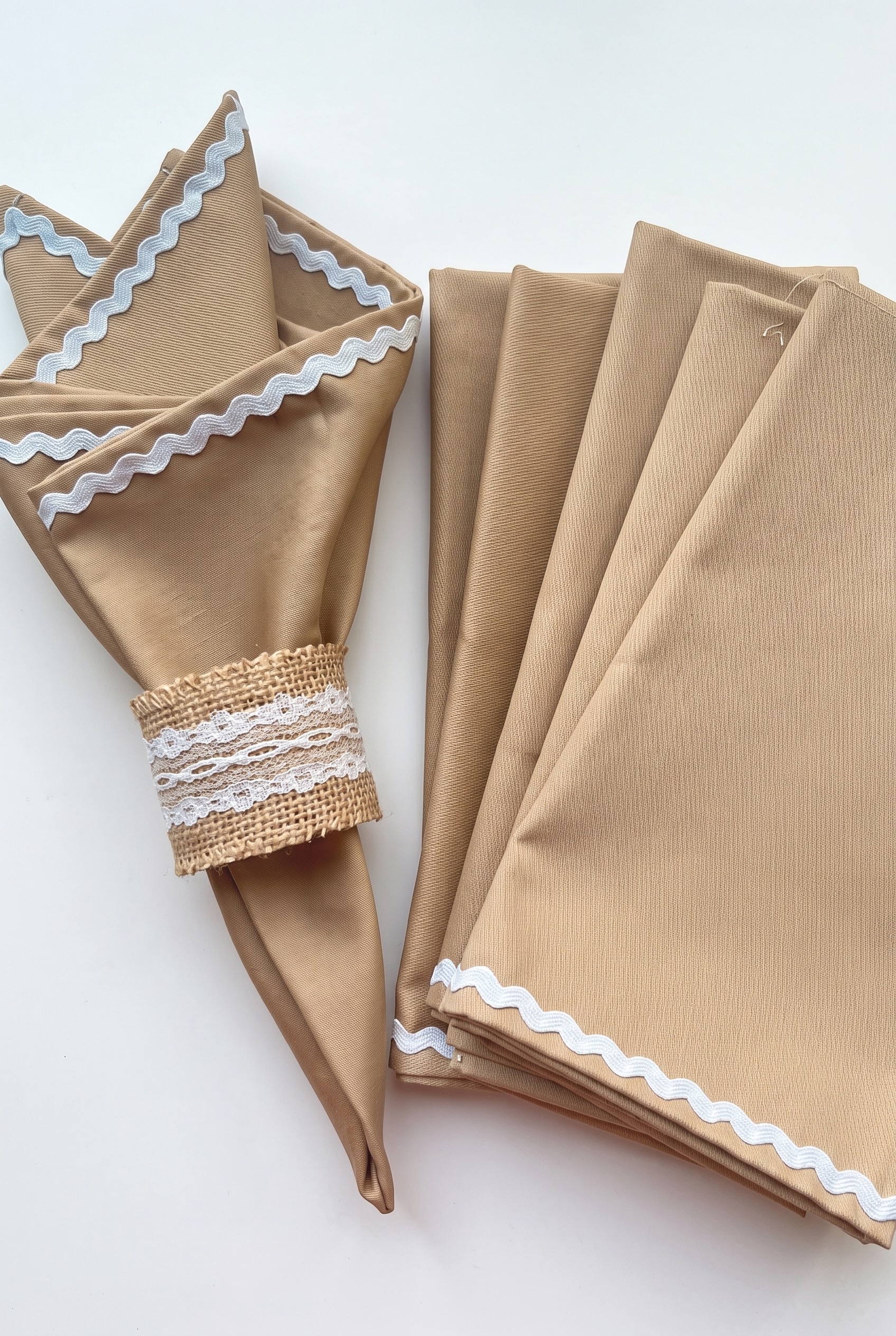 Twill Napkin - Beige - Set of 6