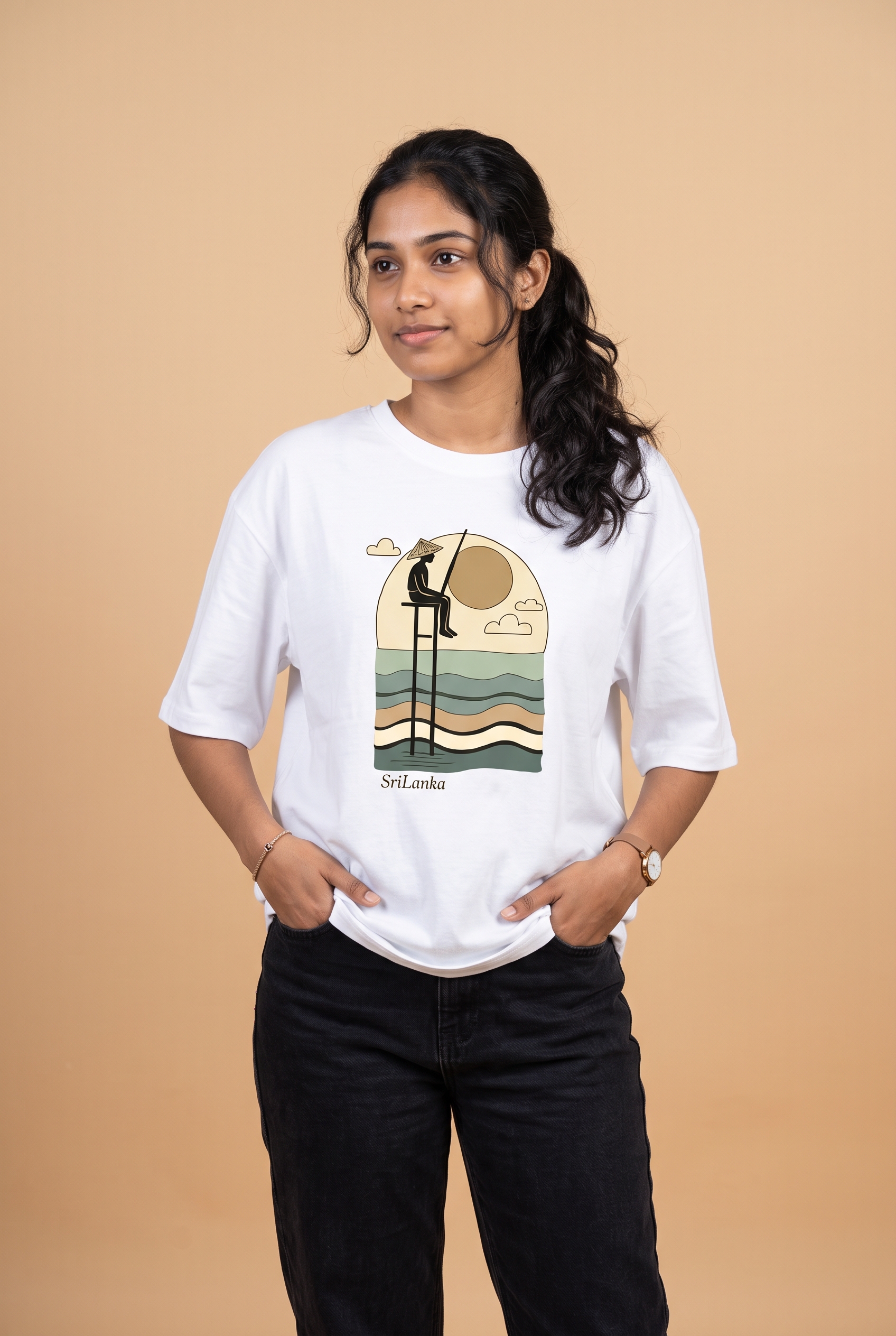 Srilanka printed tee