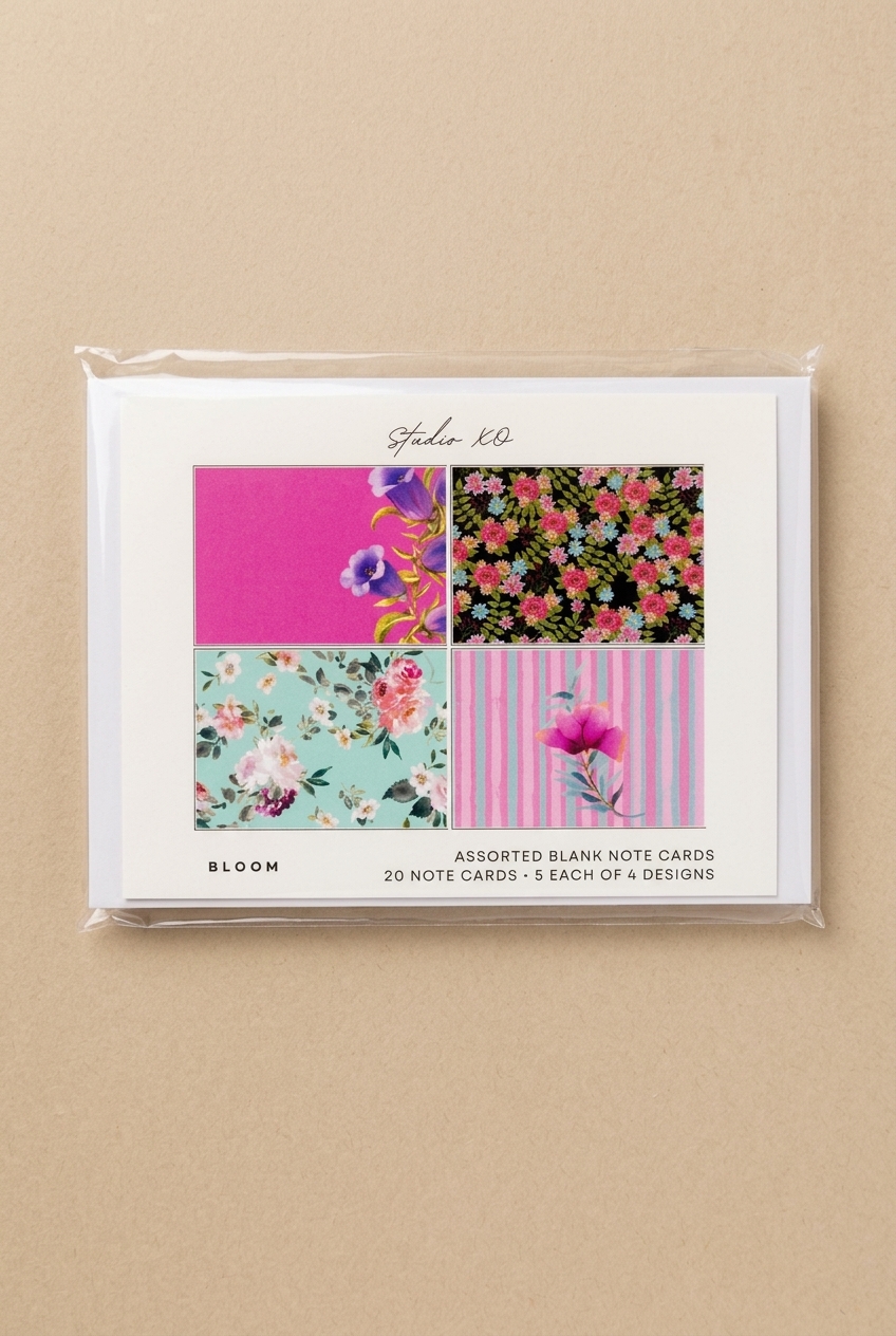 Assorted Mini Notecard Set - Bloom