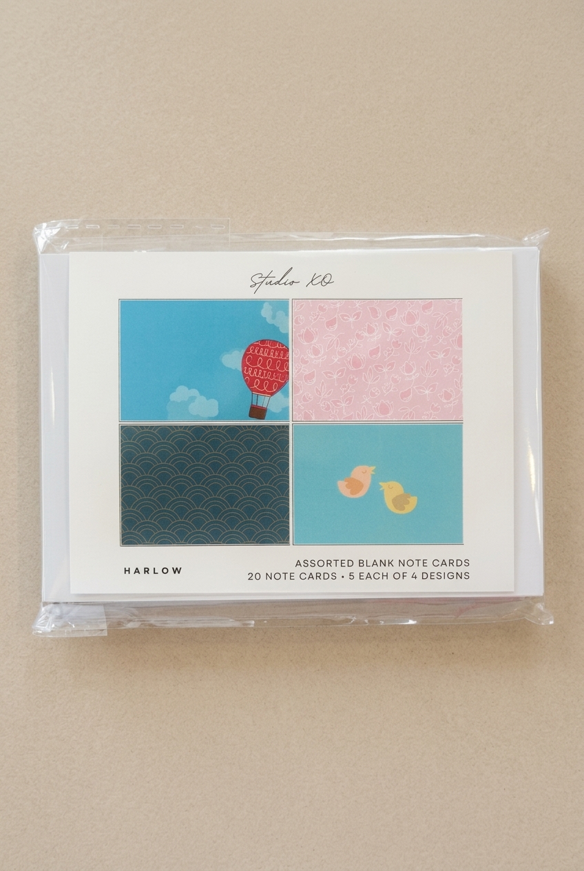 Assorted Mini Notecard Set - Harlow